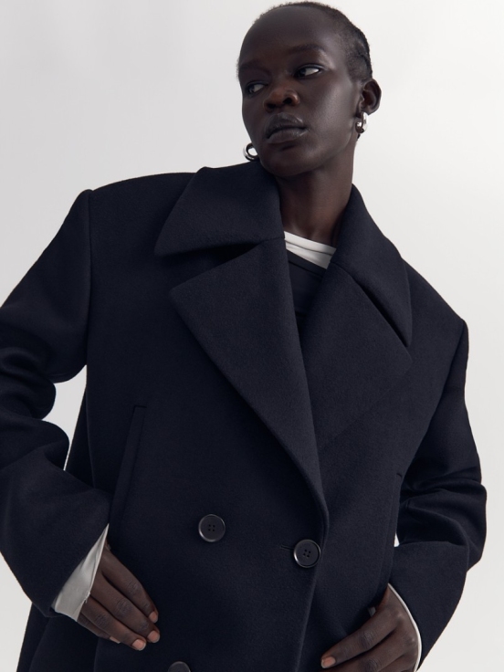 Пальто CLAUDE цвет черный за 39 950 рублей