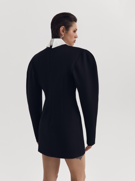 Купить Платье DAISY цвет черный за 32 900 рублей