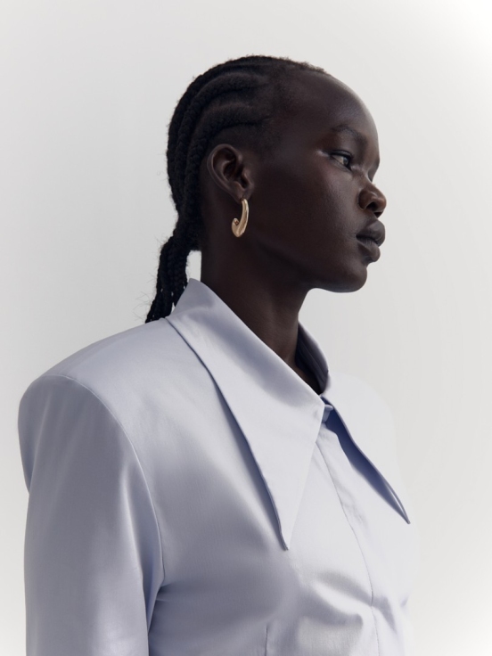 Купить Блуза FRAME цвет голубой за 20 900 рублей