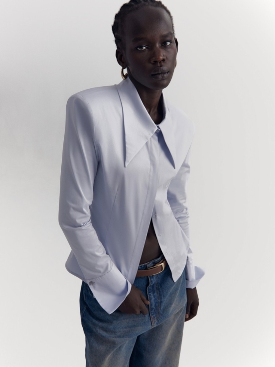 Блуза FRAME цвет голубой за 20 900 рублей