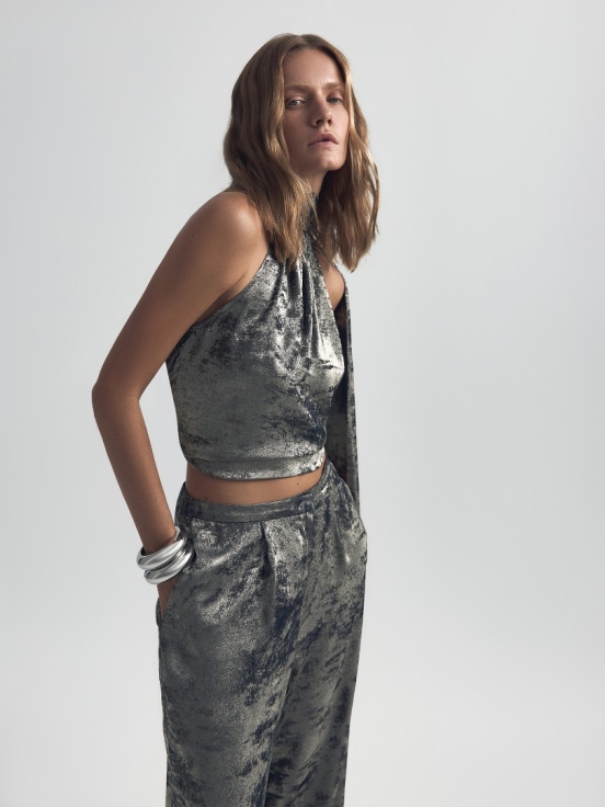 Блуза HERMITAGE NEW цвет золотой за 22 900 рублей