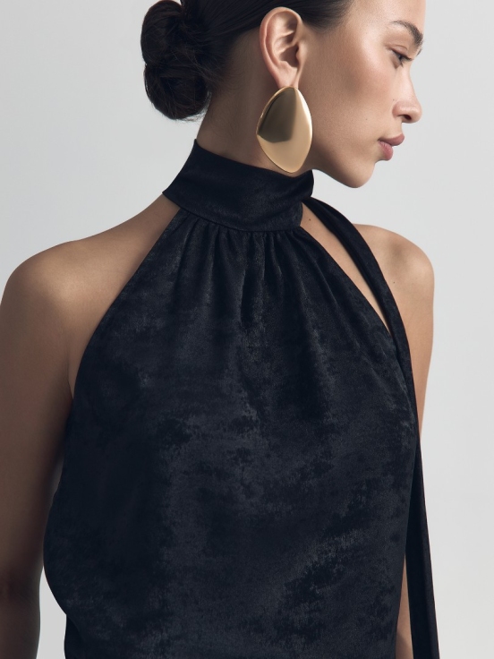 Блуза HERMITAGE NEW цвет черный